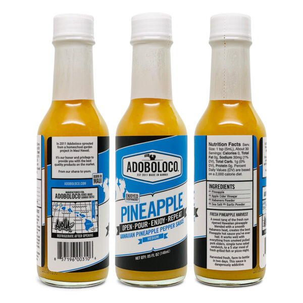 Tutu's Pantry - Adoboloco Pineapple Hot Sauce - 4