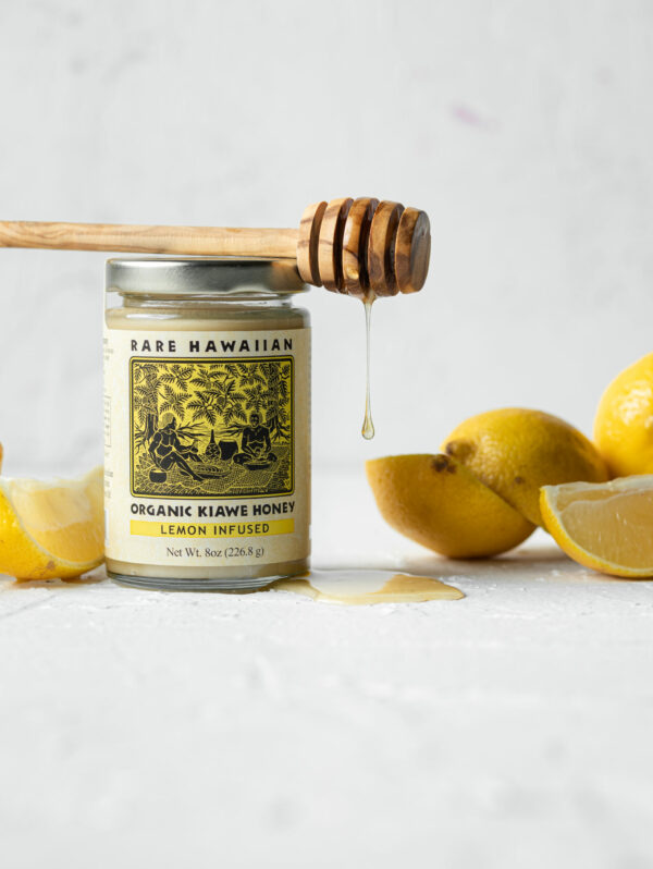 Organic White Kiawe Hawaiian Honey with Lemon - Image 3
