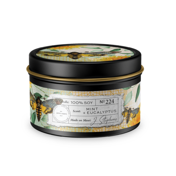 Tutu's Pantry - Artful Scents Mint & Eucalyptus Candle - 2