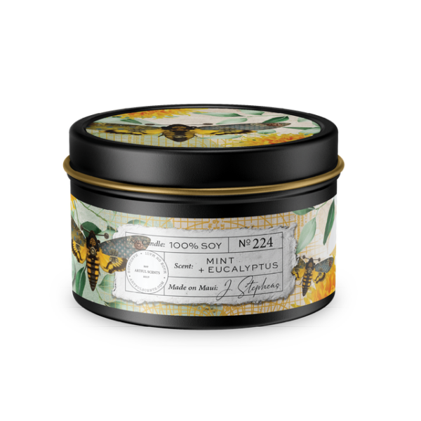 Artful Scents Mint & Eucalyptus Candle - Image 2