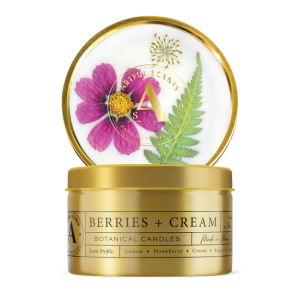 Tutu's Pantry - Artful Scents Berries & Cream Candle - 1