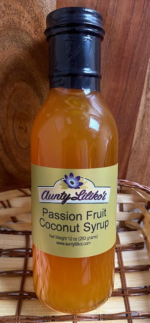 Tutu's Pantry - Aunty Lilikoi Passion Fruit Coconut Syrup - 1