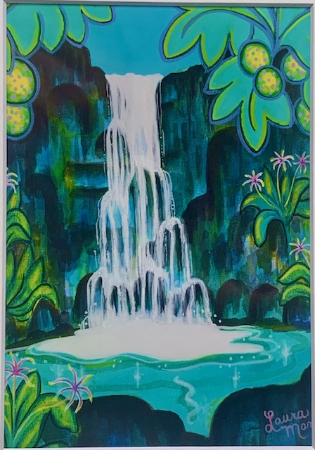 Tutu's Pantry - Laura Mango Art - Puaakaa Falls - 1