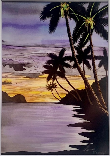 Tutu's Pantry - Laura Mango Art - Romantic Maui Sunset - 1