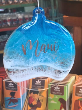 Ocean Theme Resin Ornament Made on Maui