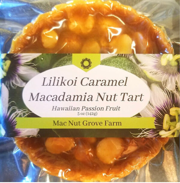 Lilikoi Macadamia Nut Tart