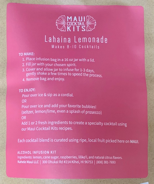 Tutu's Pantry - Lahaina Lemonade - Maui Cocktail Kits - 2