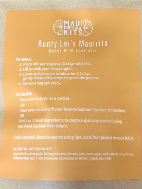 Tutu's Pantry - Aunty Lei's Mauirita - Maui Cocktail Kits - 2