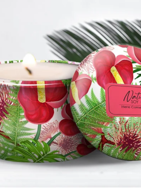 Bamboo Island Natural Soy Candle - Island Sunset