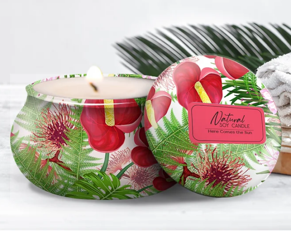 Bamboo Island Natural Soy Candle - Island Sunset