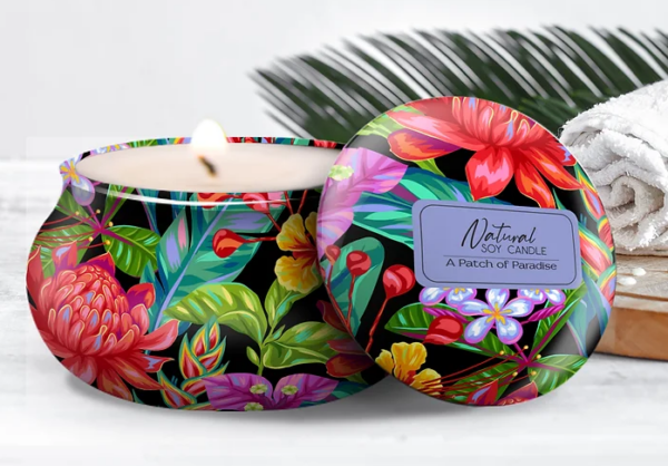 Bamboo Island Natural Soy Candle - Pikake (Patch of Paradise)