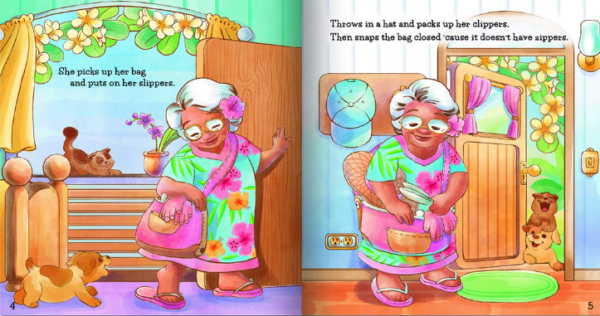 Tutu's Pantry - Illustrated Children's Book - Tutu Makes A Lei - 3