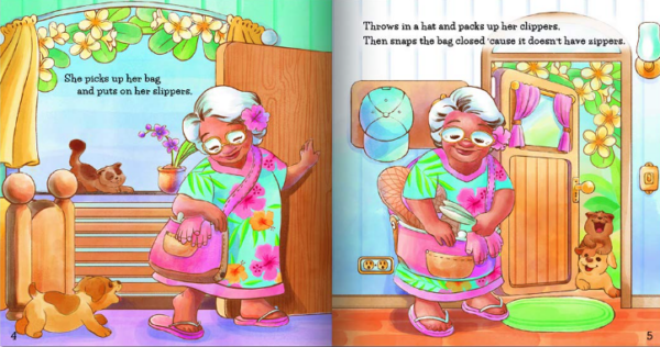 Illustrated Children's Book - Tutu Makes A Lei - Image 3