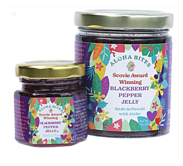 Aloha Bites - Blackberry Pepper Jelly