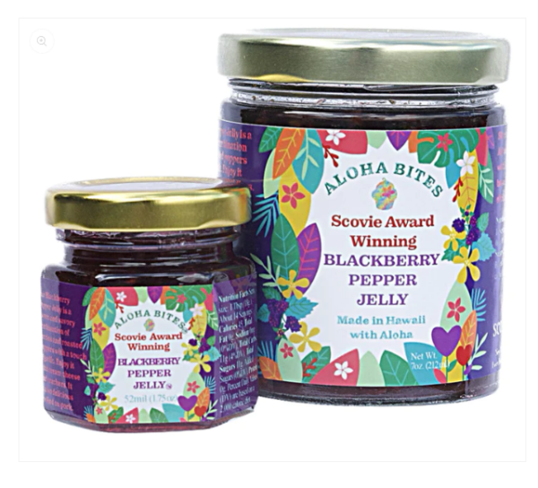 Tutu's Pantry - Aloha Bites - Blackberry Pepper Jelly - 1