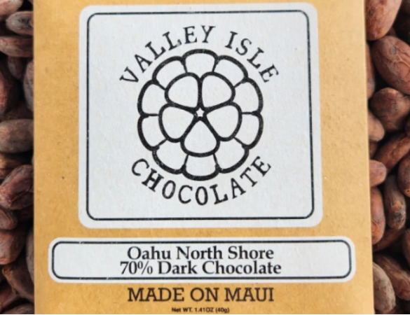 Tutu's Pantry - Valley Isle Chocolate - Oahu North Shore 70% Dark Chocolate - 1