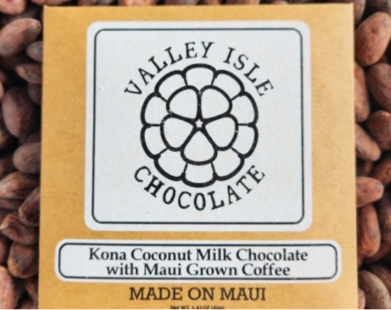 Tutu's Pantry - Valley Isle Chocolate - Kona Coconut Milk With Maui Coffee - 1