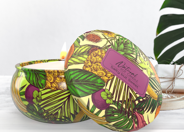 Bamboo Island Natural Soy Candle - Salty But Sweet - Mango