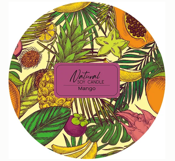 Bamboo Island Natural Soy Candle - Salty But Sweet - Mango - Image 2