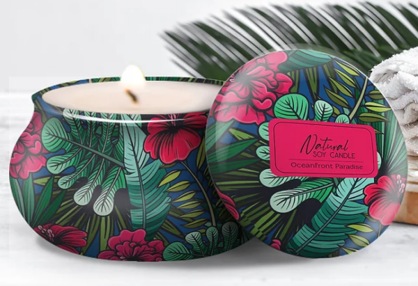 Bamboo Island Natural Soy Candle - Mountain Apple