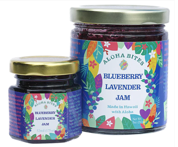 Tutu's Pantry - Aloha Bites - Blueberry Lavender Jam - 1