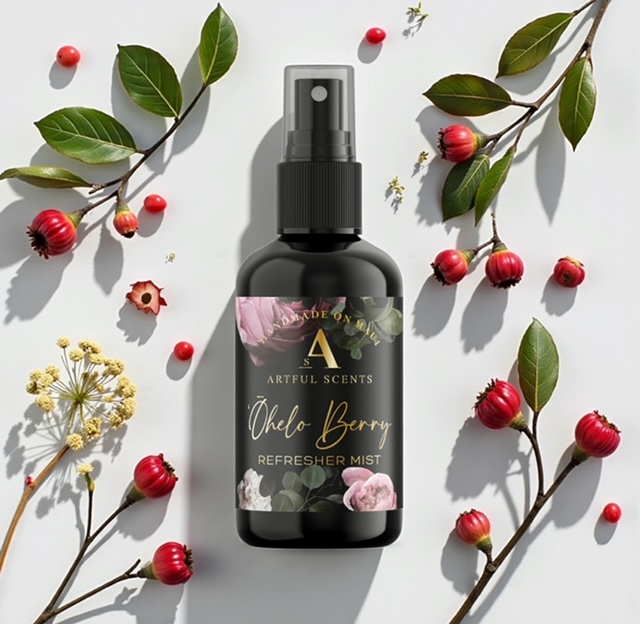 Tutu's Pantry Goodies made in Hawaii with Aloha 1 Artful Scents Ohelo Berry Refresher Mist