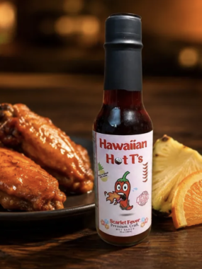 Hawaiian Hot Ts Scarlet Fever Hot Sauce (VERY SPICY)