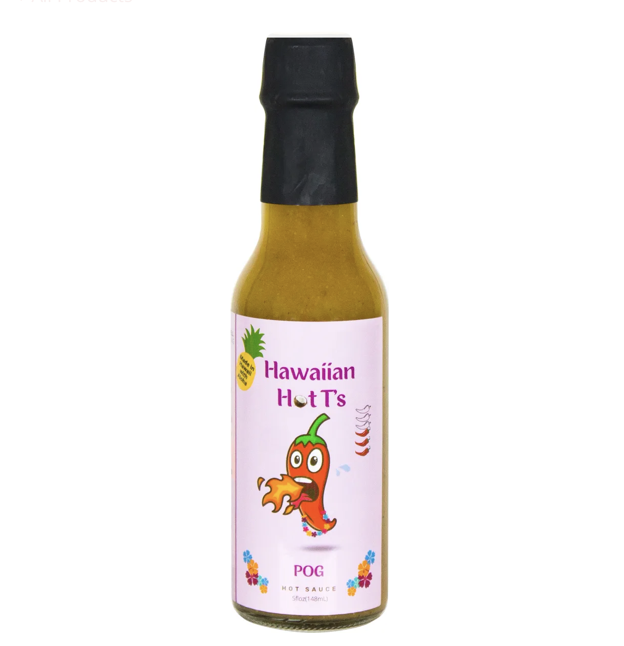 Tutu's Pantry Goodies made in Hawaii with Aloha 4 Hawaiian Hot Ts POG Hot Sauce (MEDIUM) - Image 4