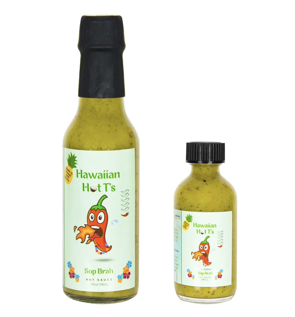 Tutu's Pantry Goodies made in Hawaii with Aloha 4 Hawaiian Hot Ts Sop Brah Hot Sauce (MILD) - Image 4
