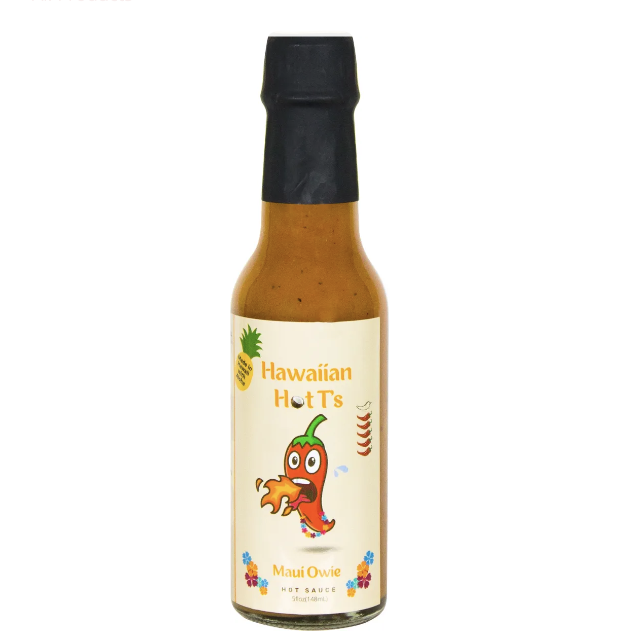 Tutu's Pantry Goodies made in Hawaii with Aloha 4 Hawaiian Hot Ts Maui Owie Hot Sauce (SPICY) - Image 4