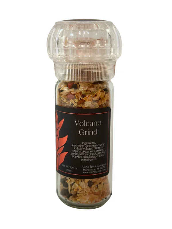 Aloha Spice Volcano Refillable Grinder Seasoning