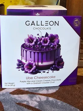 Tutu's Pantry Goodies made in Hawaii with Aloha 41 Galleon Chocolate Ube Cheesecake