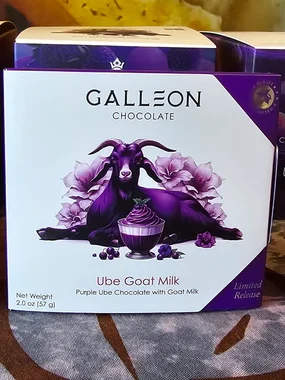 Galleon Chocolate Ube Goat Milk