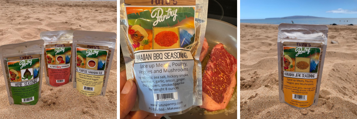 Hawaiian seasoning blends, a versatile pantry essential from Tutu's Pantry
