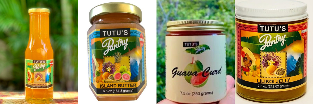 Various fruit preserves and jellies