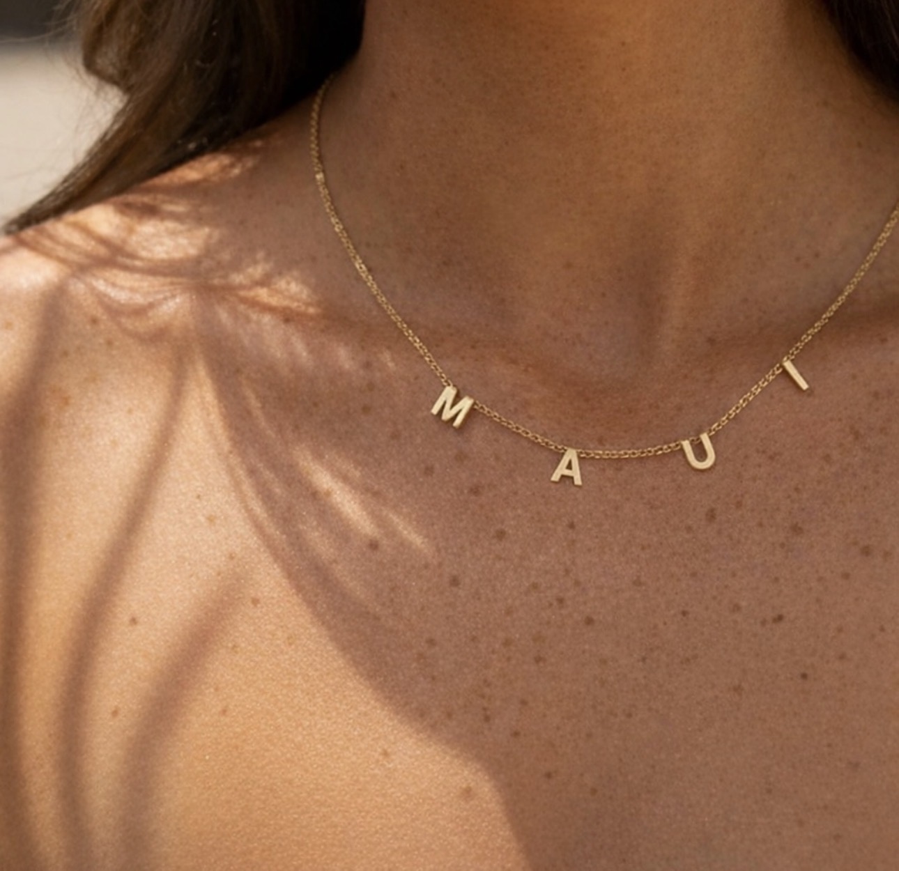 Tutu's Pantry Goodies made in Hawaii with Aloha 1 Coconut Collective Maui Necklace Gold