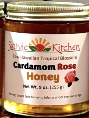 Tutu's Pantry Goodies made in Hawaii with Aloha 29 Satvic Kitchen Cardamon Rose Honey