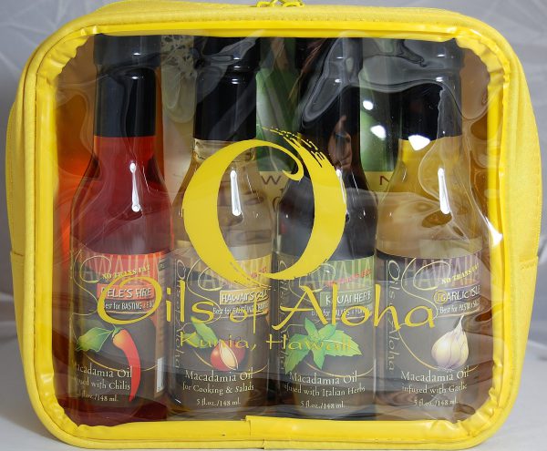 Four Pack (4) Oils of Aloha Macadamia Nut Oil